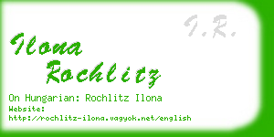 ilona rochlitz business card